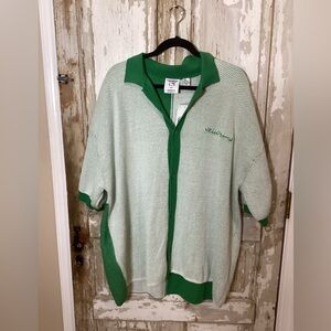 Forever 21 x Hello Kitty Knit Button Down Polo Shirt - XXL - NWT!  Men/Women’s